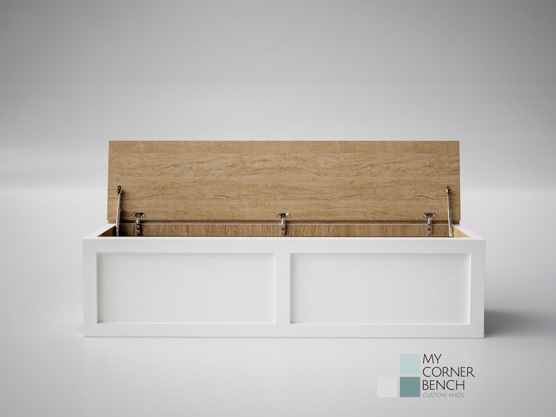 Straight Shaker Style Corner Bench with Storage MyCornerBench image 4