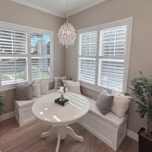Corner window bench deals
