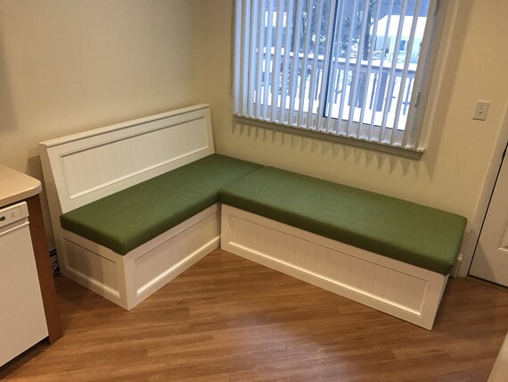 Corner Bench Kitchen Seating L Shaped Bench Breakfast Nook Etsy