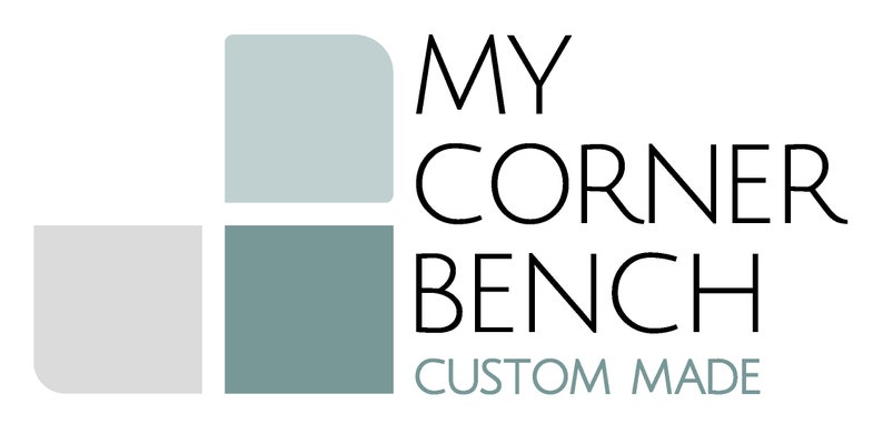 May include: A logo with four overlapping squares in shades of grey and teal, with rounded corners. The text "CUSTOM MADE" is displayed in teal below the squares, set against a black background.