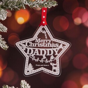 Personalised Christmas Decoration