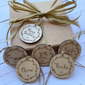 Wooden Gift Tags