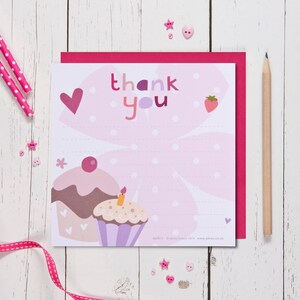 Cupcake Thank you Cards