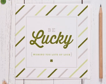 Good Luck Card