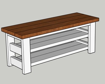 DIY WELCOME BENCH