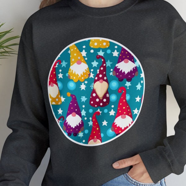 Gnome Christmas Crewneck Sweatshirt