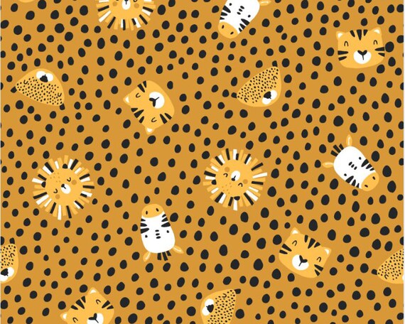 lion jersey fabric