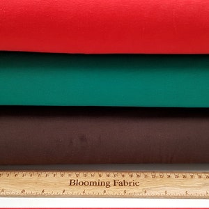 Jersey Orgánico Sólidos GOTS Tejido de punto de algodón, Algodón orgánico Patio / Metro, ancho 59 &quot;