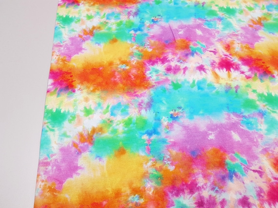 tie dye cotton jersey fabric