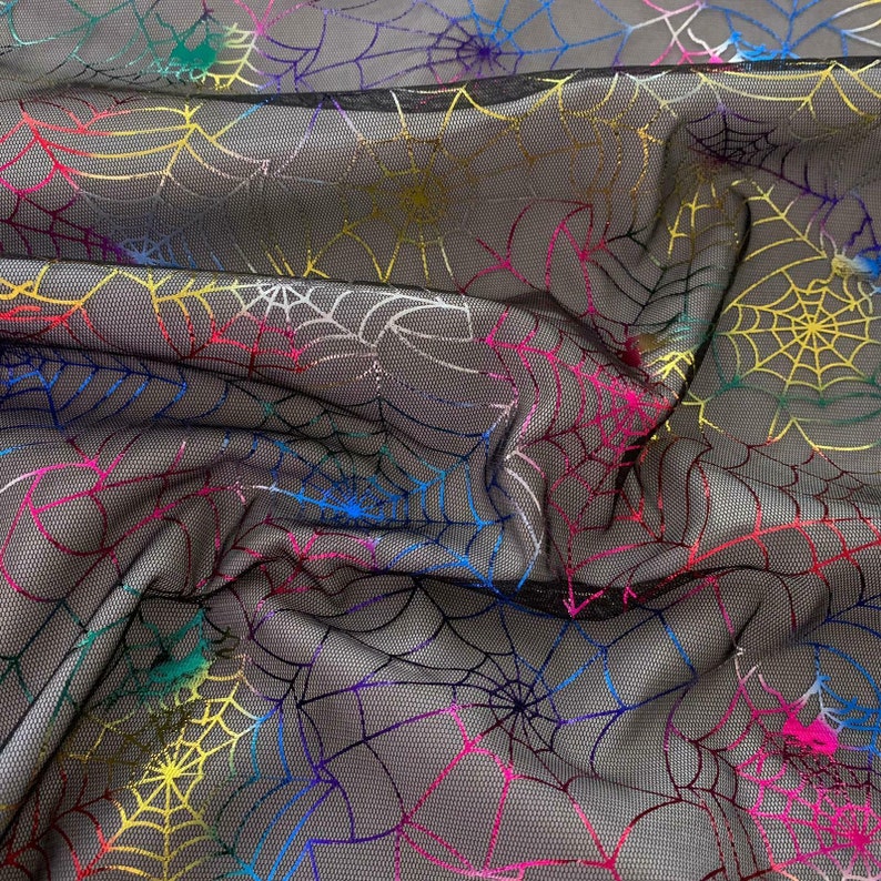 Halloween Soft Net Fabric Spider  Material Decoration Etsy UK