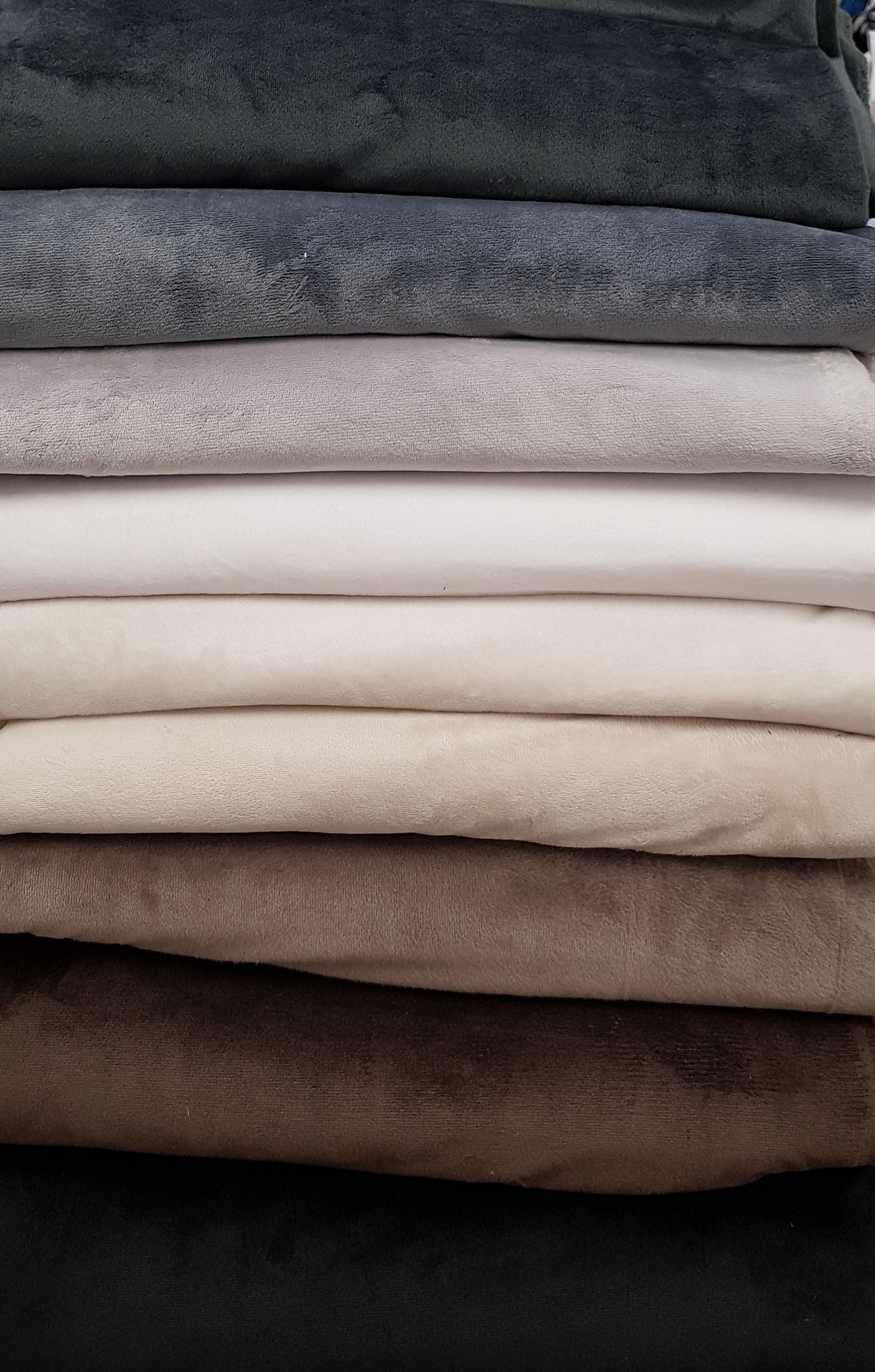 Plush fabric, Soft fabric, blanket fabric, Smooth Soft Fleece Solid Plain  Fabric Meter/ Yard