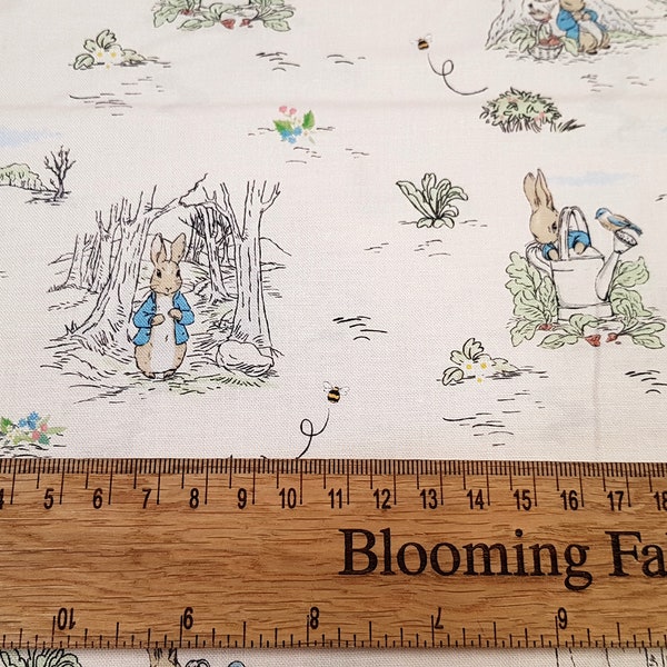 Peter Rabbit Fabric Etsy
