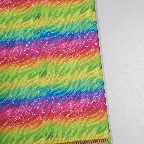 Rainbow bears fabric Swim/Athletic wear fabric by the Yard/Meter, 58" wide