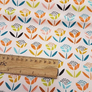 Cotton Fabric, Geometrical fabric, floral fabric 100% cotton, fabric craft, clothing, quilting fabric Yard/Meter