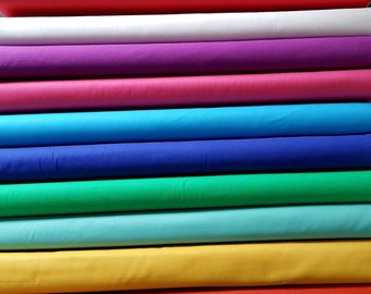 Solid Color Crafty Cotton Fabric, Quilting & Clothing