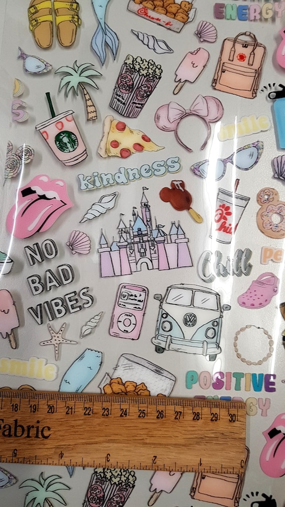 Good Vibes Transparent Vinyl Vinyl Bag Making Material Purse Making Bow Making Etsy