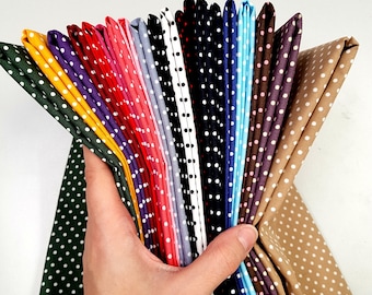 Tela de algodón con lunares pequeños de 3 mm, tela para vestidos de guardería, material de acolchado