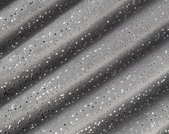 Toy making soft fabric, Sparkle Cuddle® Glitter Graphite/Silver, glitter fabric, faux fur fabric Yard/Meter