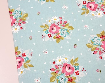 Floral fabric, 100% cotton fabric, Riley Blake cotton fabric, Yard/ Meter, wide 43"