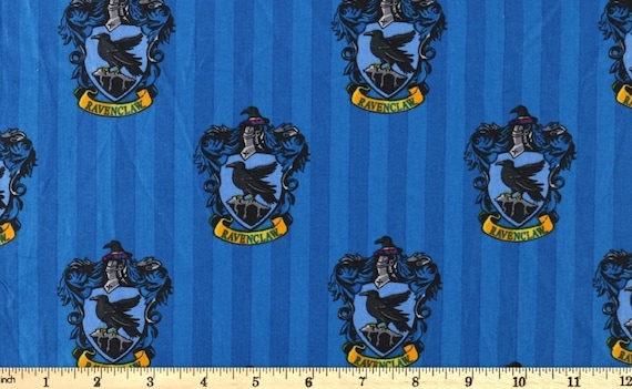 Ravenclaw House Crest Fabric Harry Potter Fabric Print 100% 