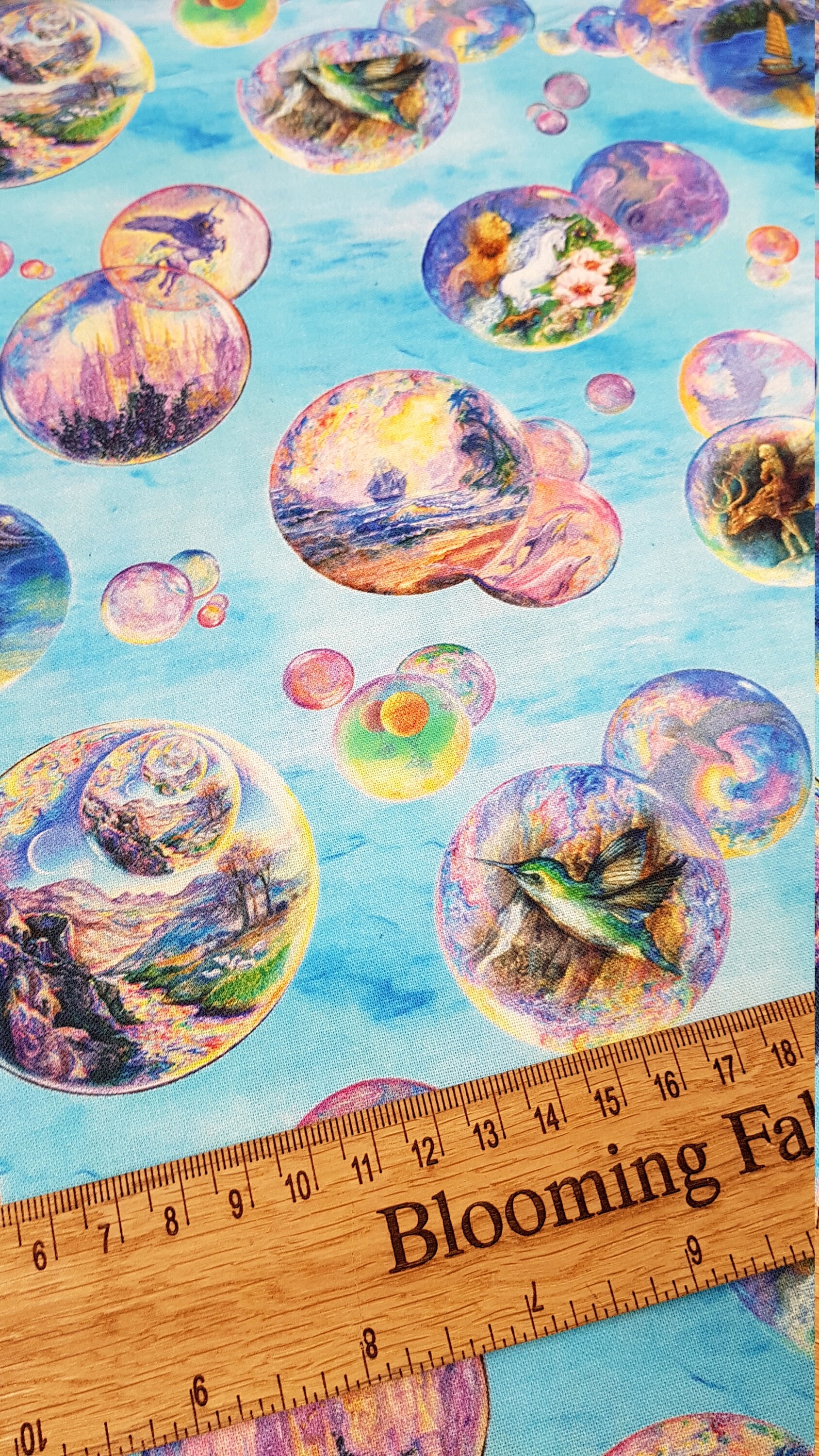 Magical Land, Mythical Creatures Fabric, Craft and Clothing, Quilting ...