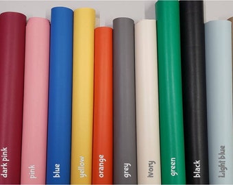 Vinyl Material 14 Solid Colours PVC Making - Etsy