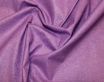 Lilac Glitter fabric Sparkle Crystal cotton fabric Metallic craft fabric Half meter/yard