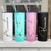 Personalized tumbler, Personalized Cups, Wedding tumblers, Bridesmaid Gifts, Tumbler with straw, SKINNY tumbler, Bridesmaid proposal 
