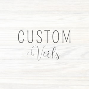 Pedidos de velo personalizados