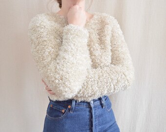 fluffy fur sweater