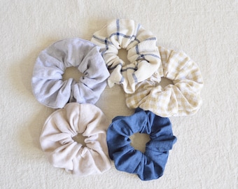 100% cotton scrunchie