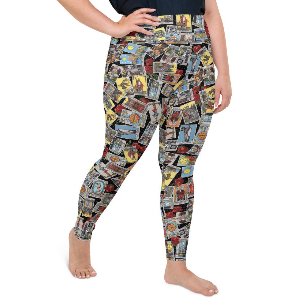 Tarot Print Pattern Women Leggings