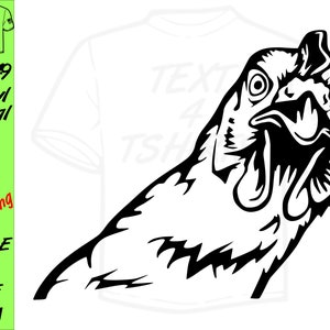 Peeking chicken funny vinyl decal any smooth surface glass,mirror sticker vehicle rear window Fast Free Shipping made in the USA easy apply