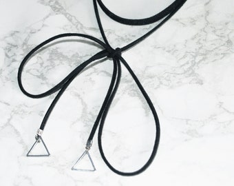 Doria Faux Suede Choker Necklace