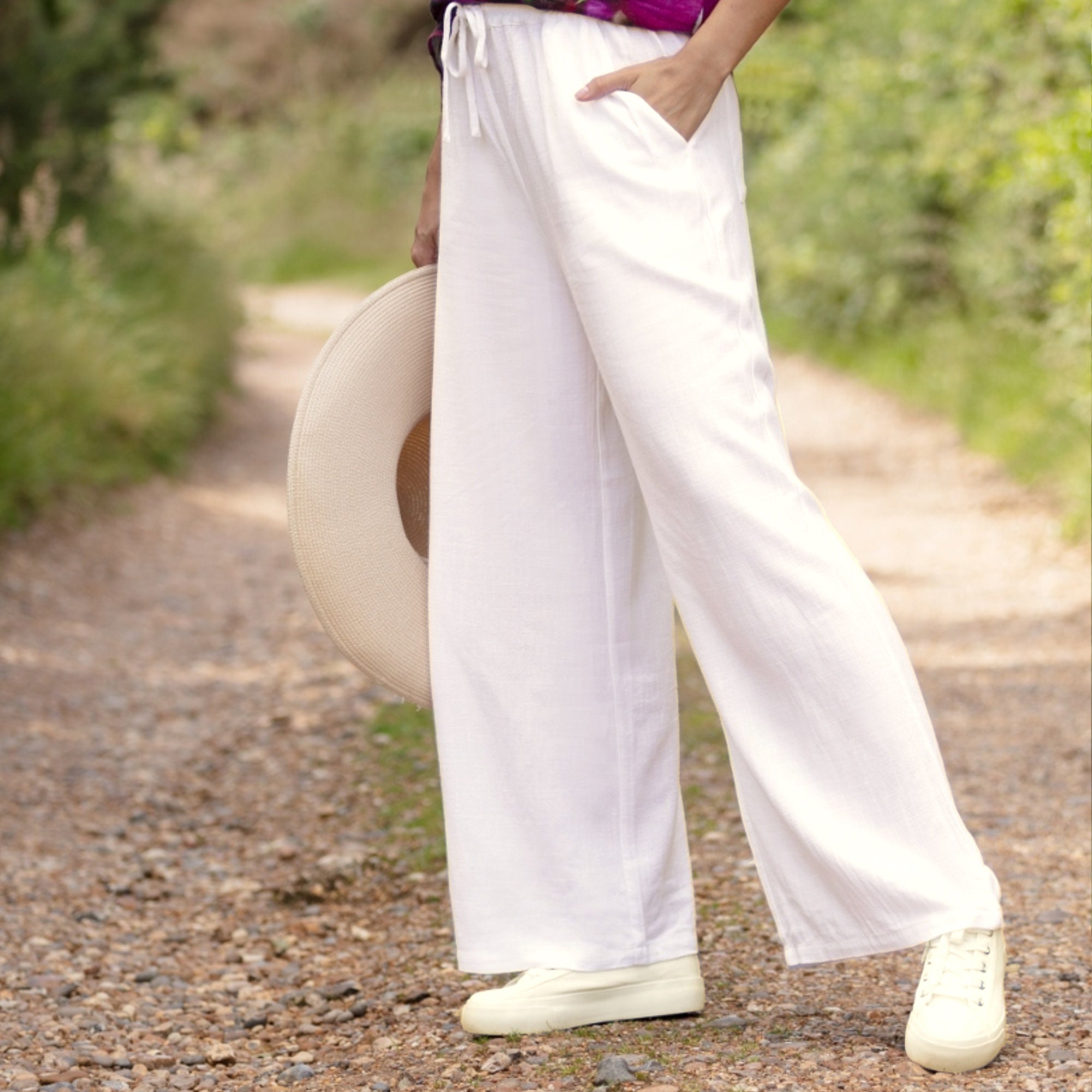 Cream Palazzo Pants Etsy Canada