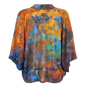 Reflections Art Print Viscose Kimono Top image 5