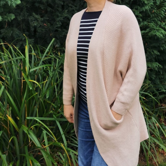 Knitted batwing cheap cardigan