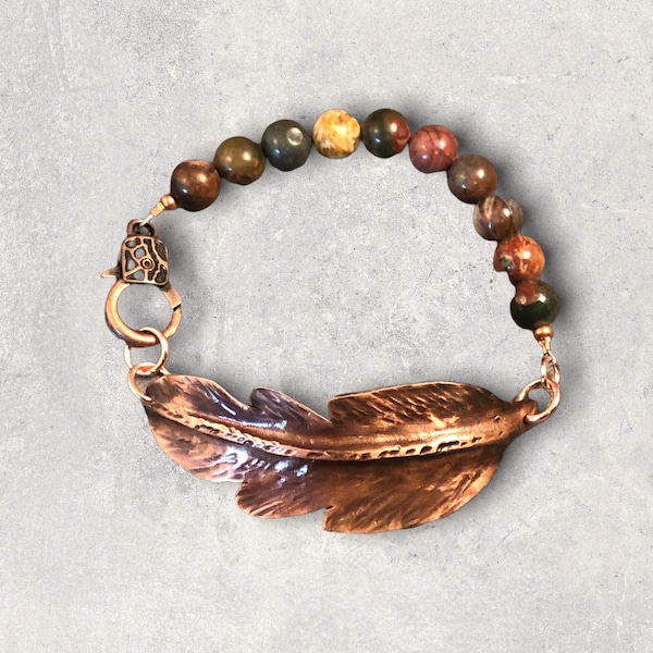 Feather Bracelet Etsy