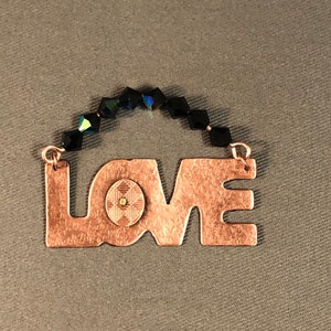 Copper Love Ornament