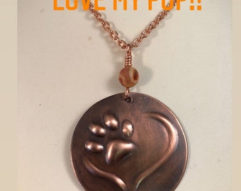 Puppy Paw Pendant