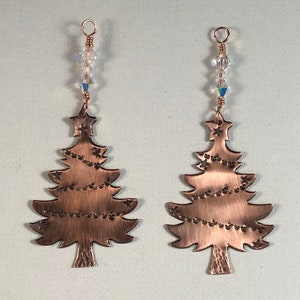 Copper Christmas Tree Ornament