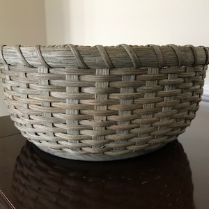 Driftwood Round Bowl Basket