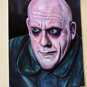 Uncle Fester inspired Art Print (2 Sizes) FREE SHIPPING