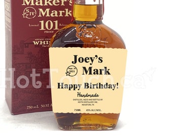 Makers Mark Label - Etsy