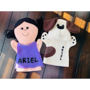 Personalization ADD-ON - Hand Puppet For Children, Hand Puppet For Toddler, Hand Puppet Animal, Educational Toy Hand Puppet For Kids