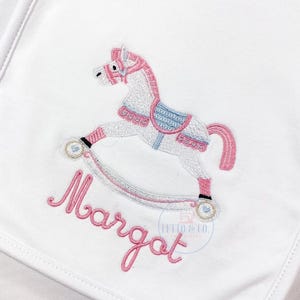 Paño para eructar con monograma, paño para eructar bordado, regalo para bebé