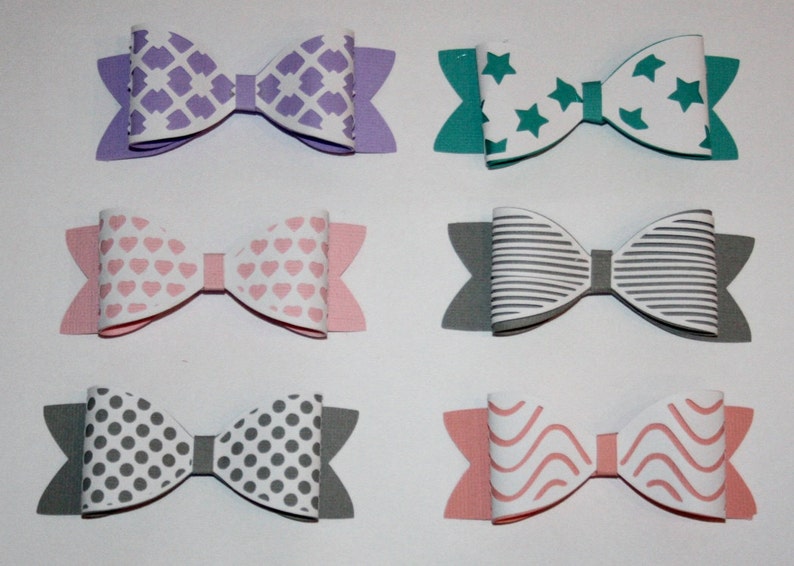 Download Bow 3d layered SVG Cut file template bow tie decoration | Etsy