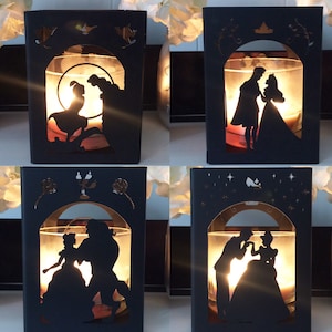 Princesses  metal candle holder, Lantern, Centerpiece, Disney Home decor, utensil holder, Disney Gift