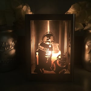 Star Wars metal candle holder, Lantern, Centerpiece, Disney Home decor, Utensil holder, Disney Gift