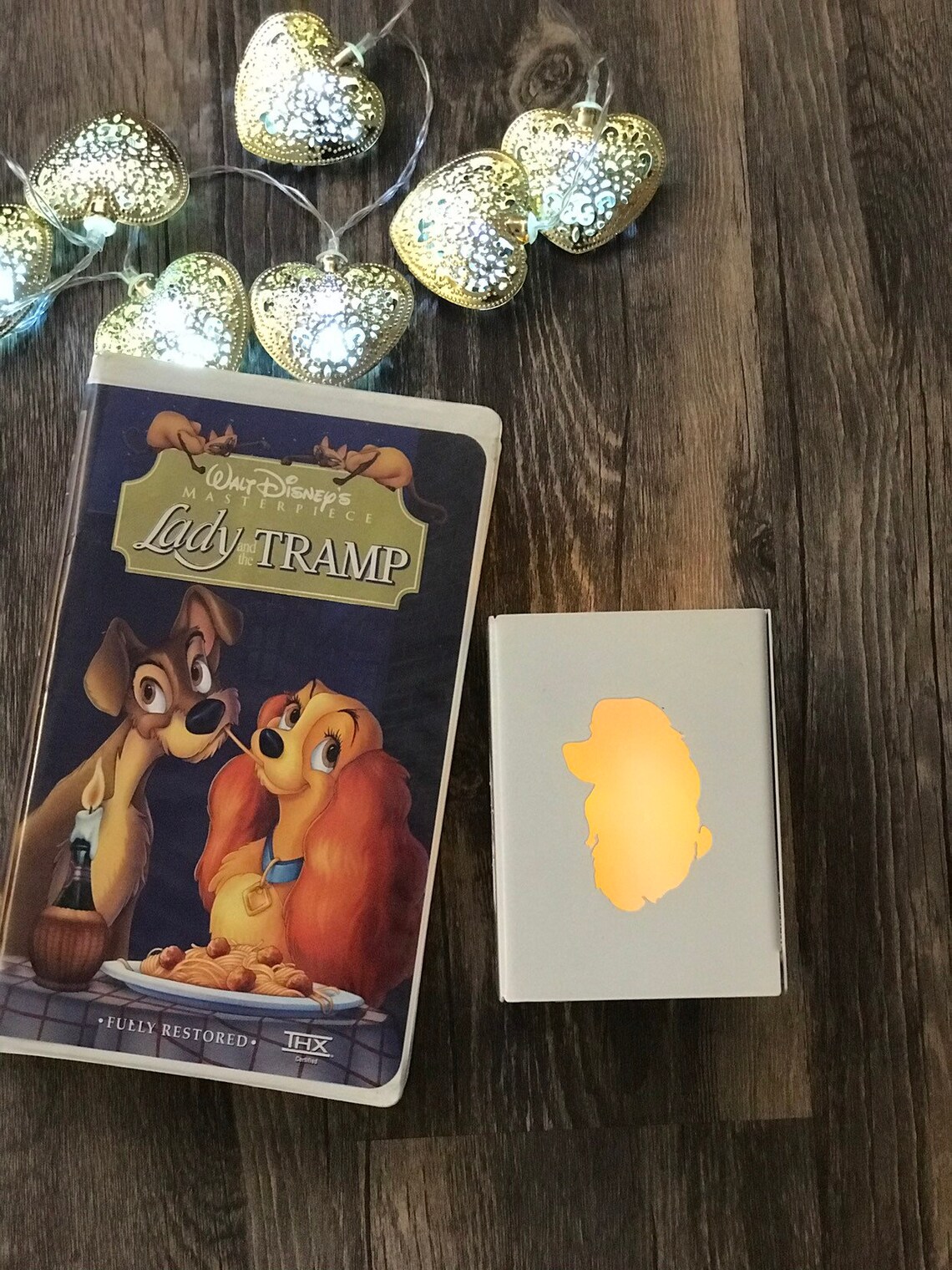 Disney Lady and the Tramp Holder Lantern Centerpiece - Etsy